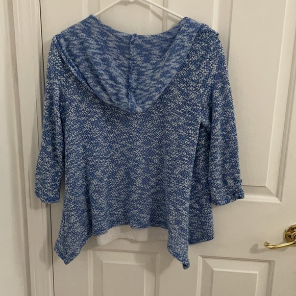 Connected Tank Top and Cardigan with Hoodie Combo - Picture 5 of 5